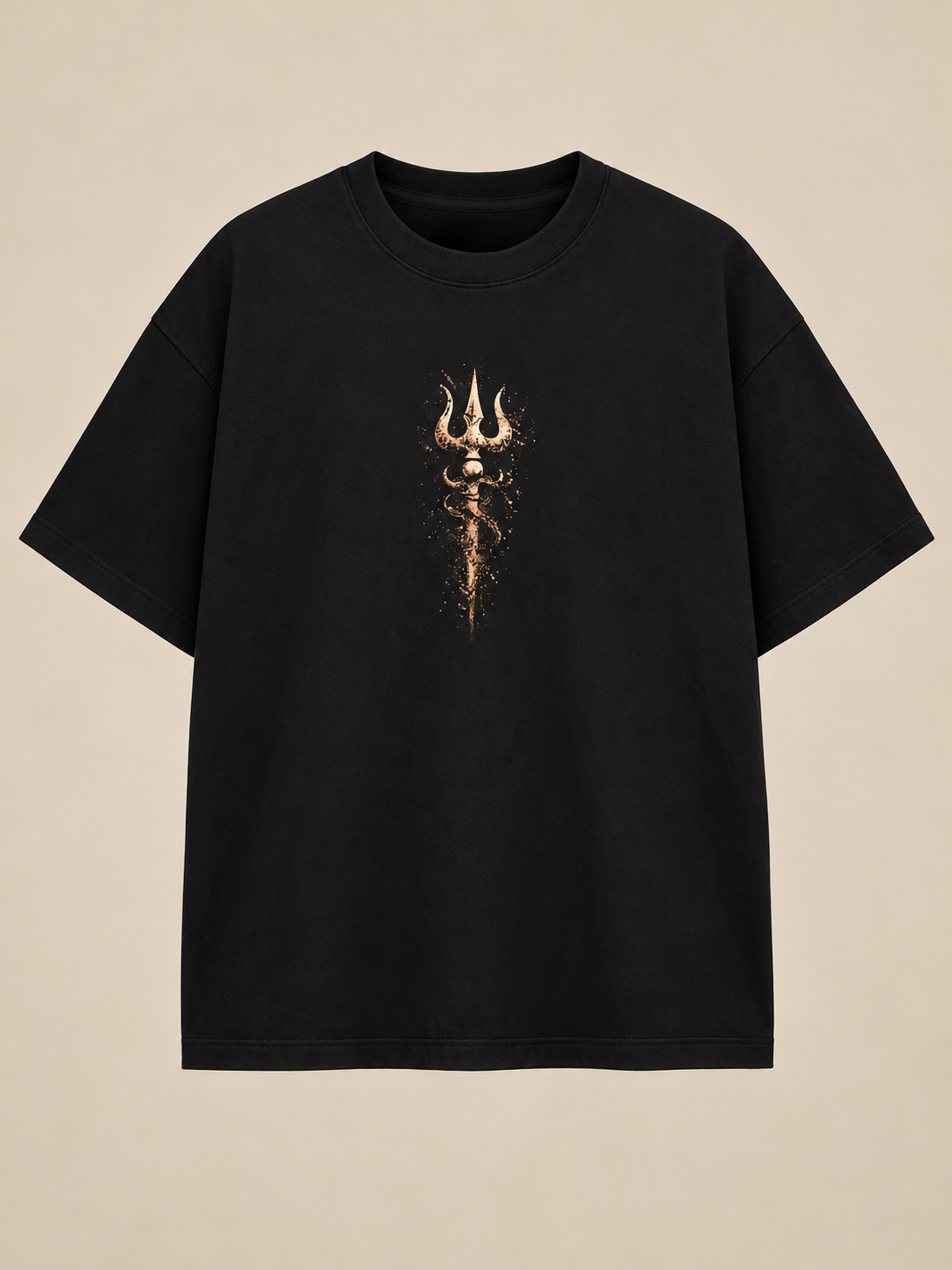 Lord Shiva Musical Aura Oversized T-Shirt